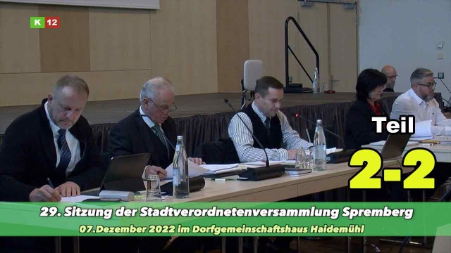 29.Stadtverordnetenversammlung Spremberg 2-2