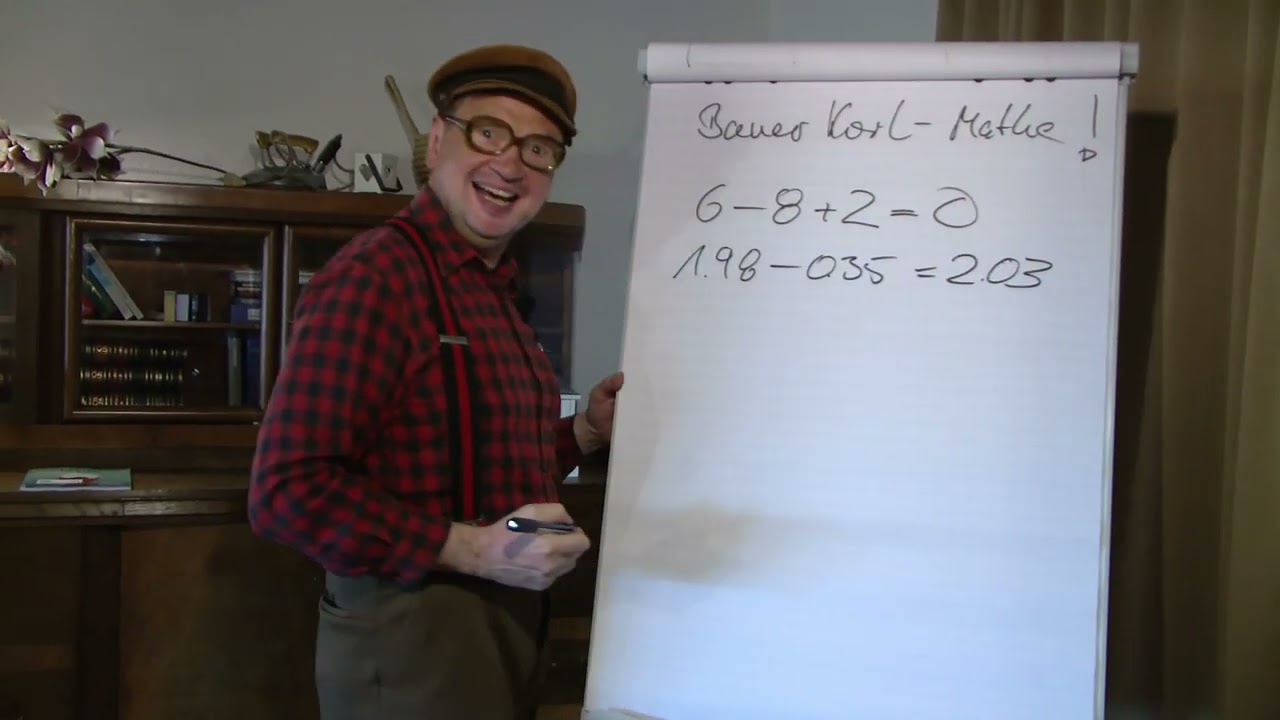 Bauer Korl berechnet die Benzinpreise Bauer Korl berechnet die Benzinpreise