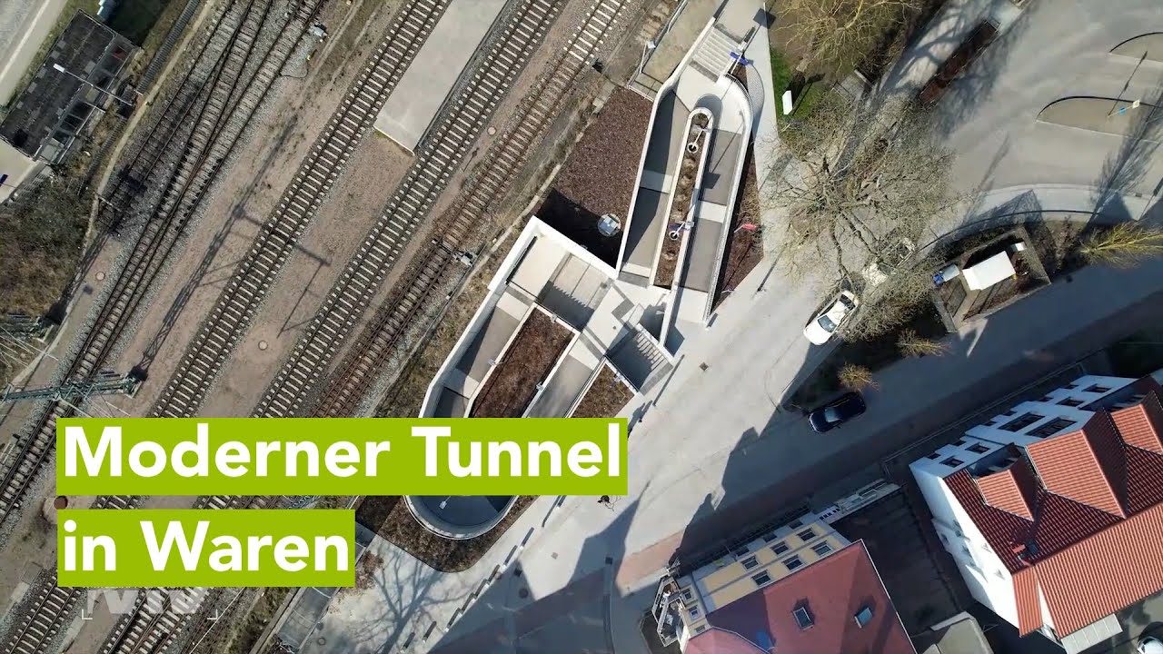 Barrierefreier Tunnel verbindet Stadtteile in Waren