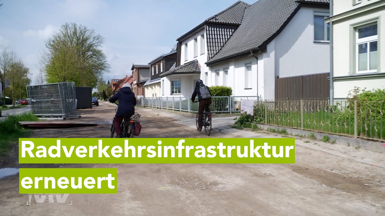 Moderner Radwegeausbau in Schwerin Moderner Radwegeausbau in Schwerin