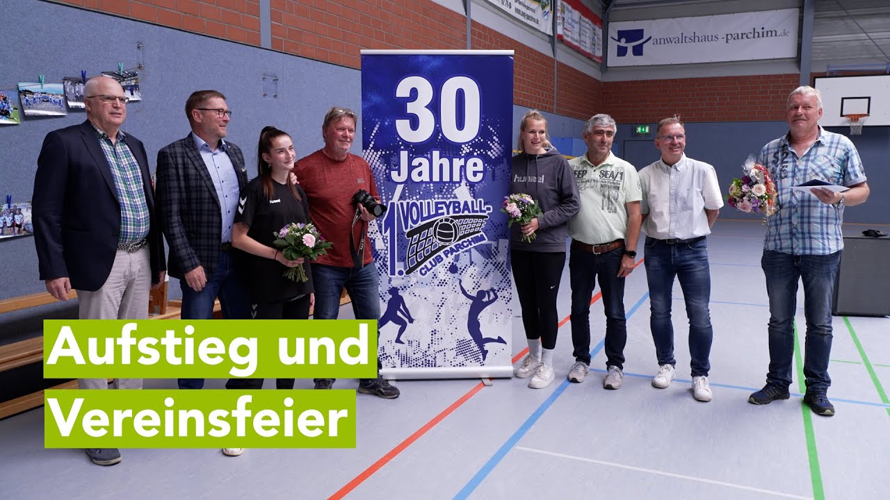1. VC Parchim: 30 Jahre am Netz und Aufstieg in die dritte Bundesliga 1. VC Parchim: 30 Jahre am Netz und Aufstieg in die dritte Bundesliga