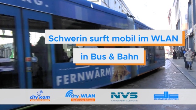 W-Lan in Bus und Bahn mit den Stadtwerken Schwerin