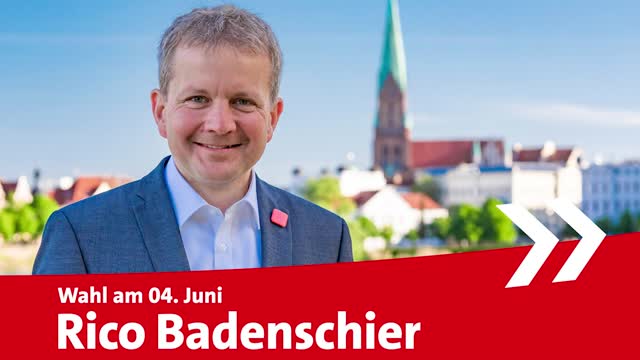 OB-Wahl Schwerin 2023: Dr. Rico Badenschier, SPD