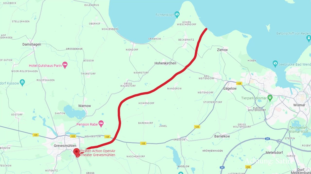 Satire: Millionen teurer Kanal für das Piraten Open Air Grevesmühlen