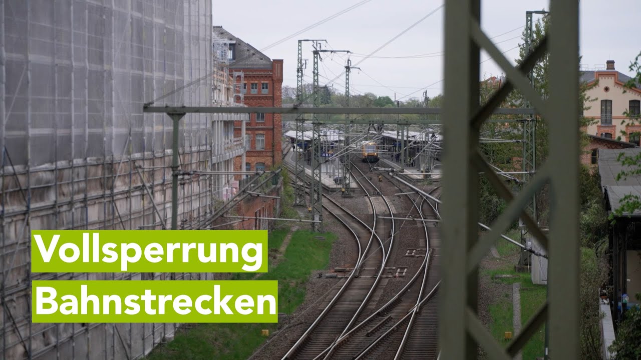 Vollsperrung der Bahnstrecke Holthusen-Schwerin Hbf