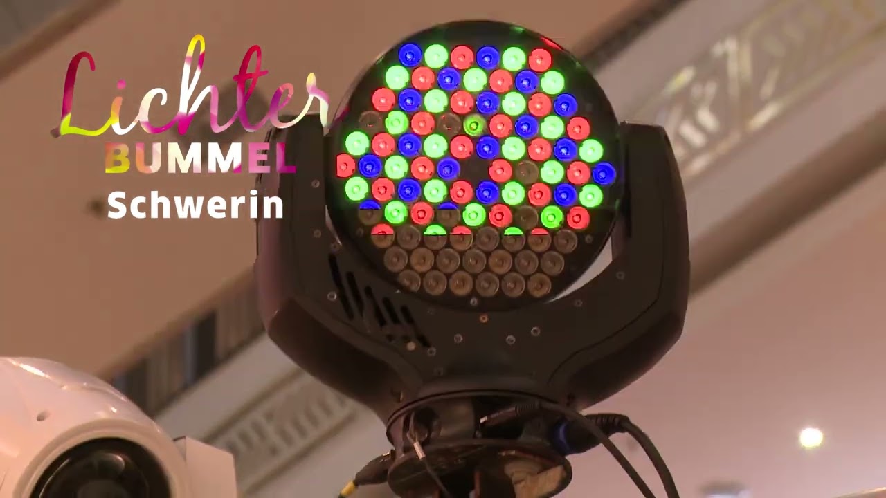 Lichterbummel Schwerin 2022 energiesparend