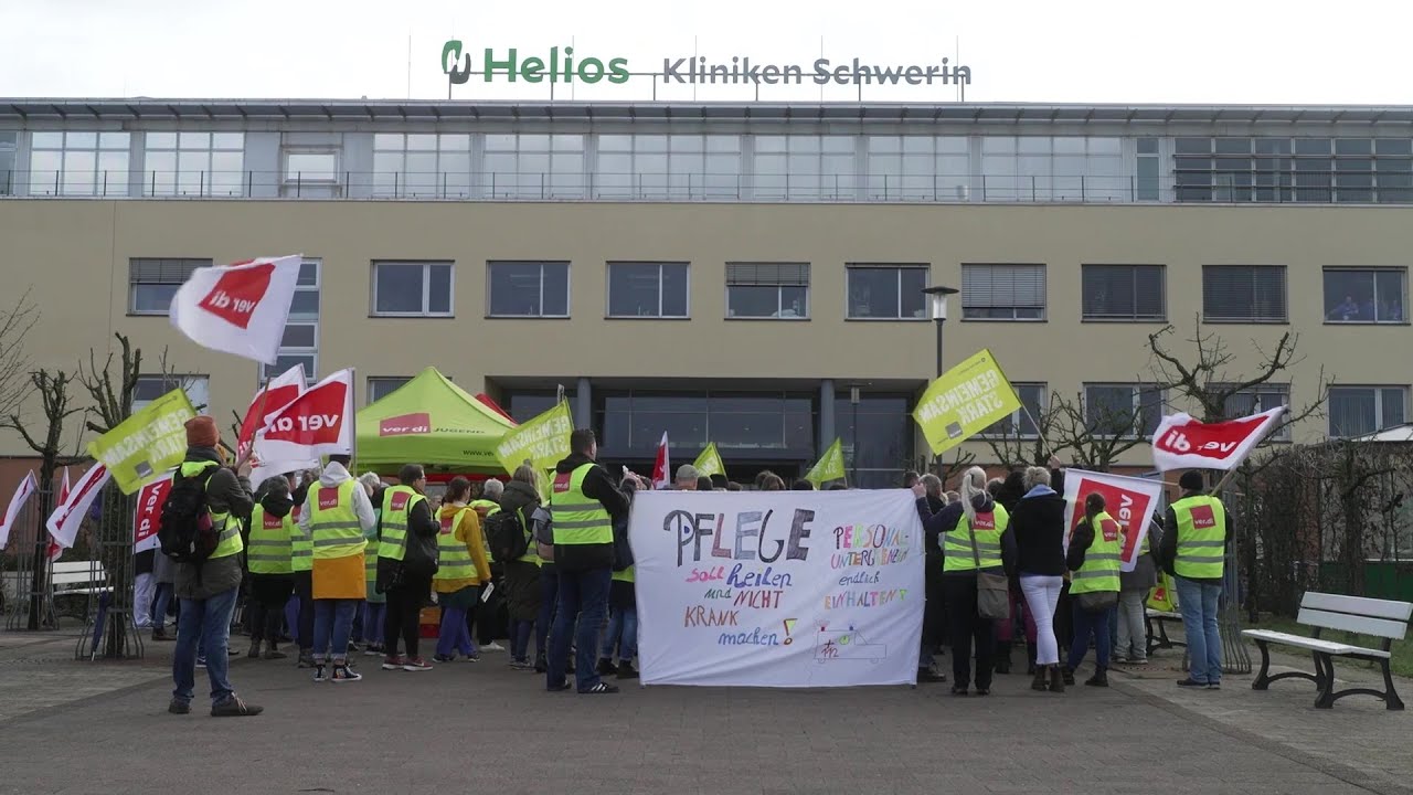 Pflegekräfte streiken für 10,5% mehr Lohn