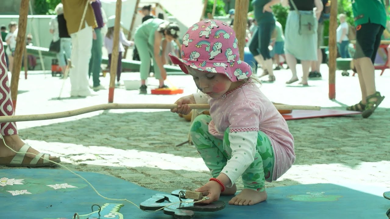 Kinderjahrmarkt mit dem Schweriner Bauspielplatz