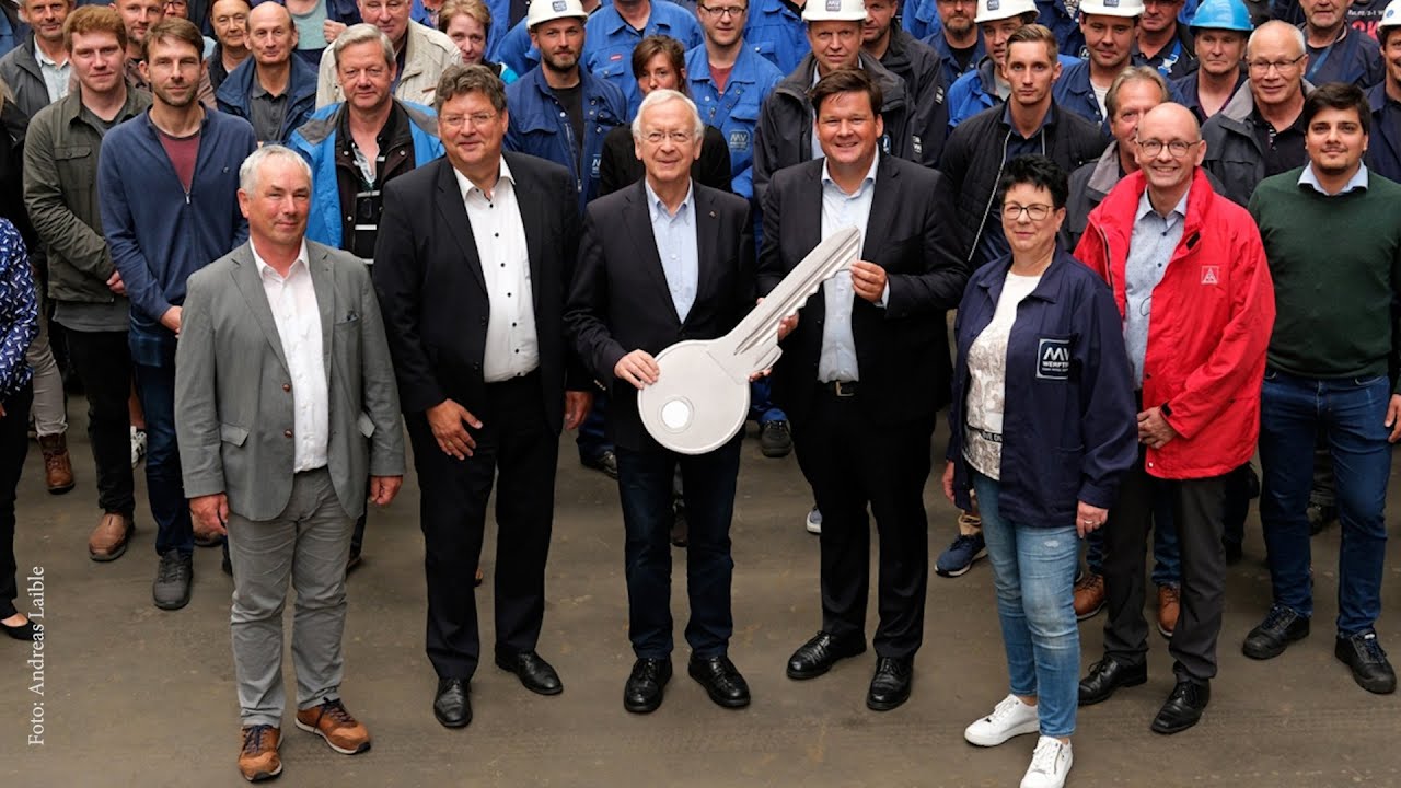 MV Werften Wismar: Schlüsselübergabe an Meyer Wismar erfolgt