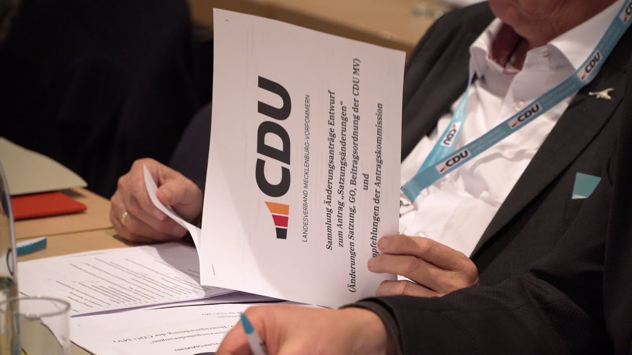 CDU-Landesparteitag in Rostock: „Starke Kommunen braucht das Land!“