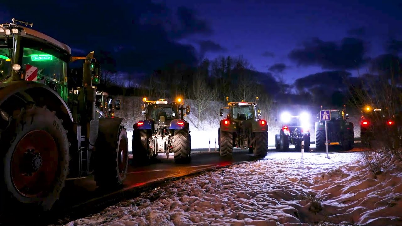 Bauernprotest legt Schweriner Verkehr lahm