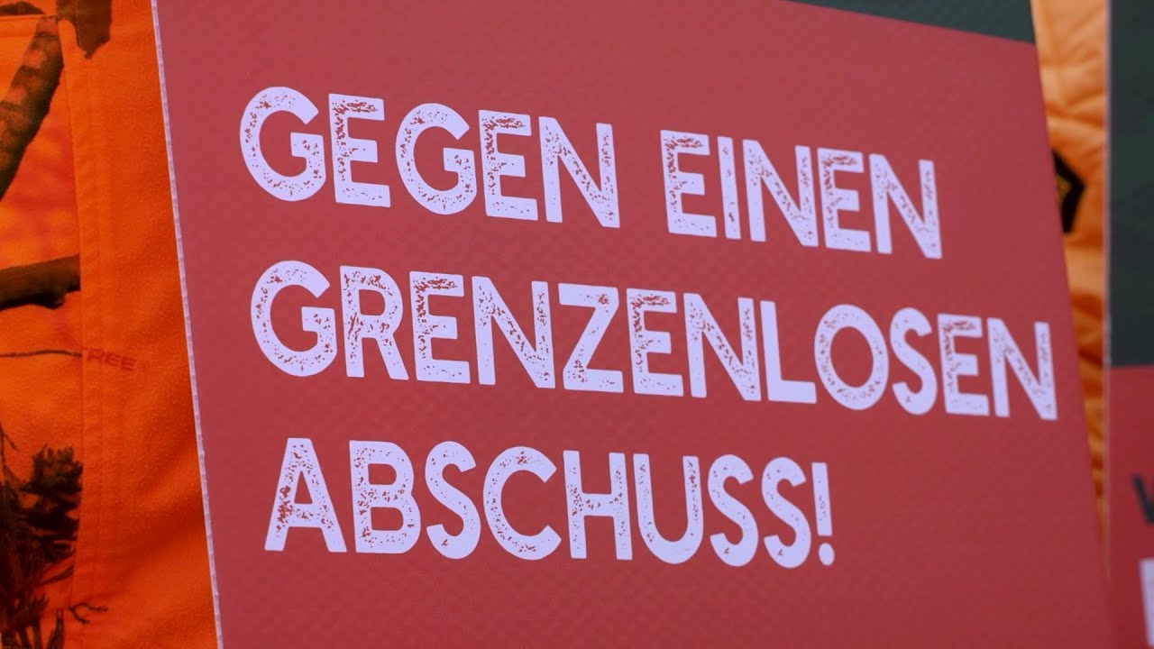 Neues Jagdgesetz: Jägerschaft demonstriert gegen Entwurf
