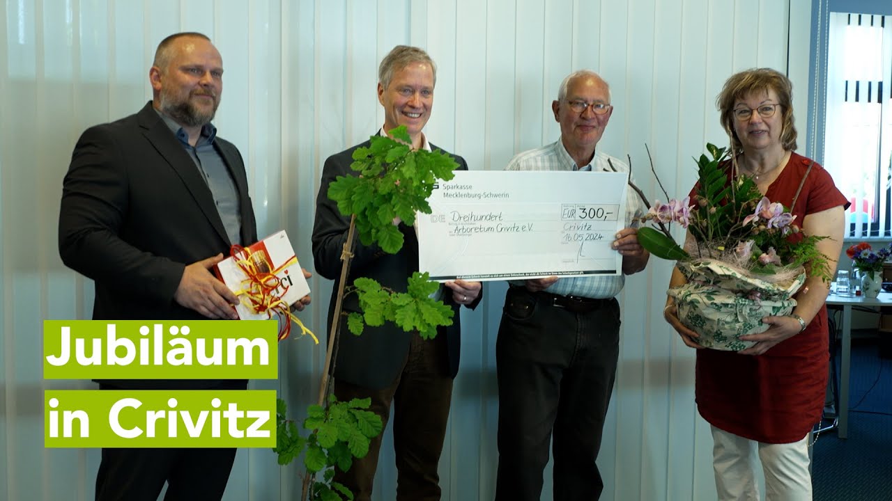 30-jähriges Jubiläum der Sparkassen-Filiale in Crivitz