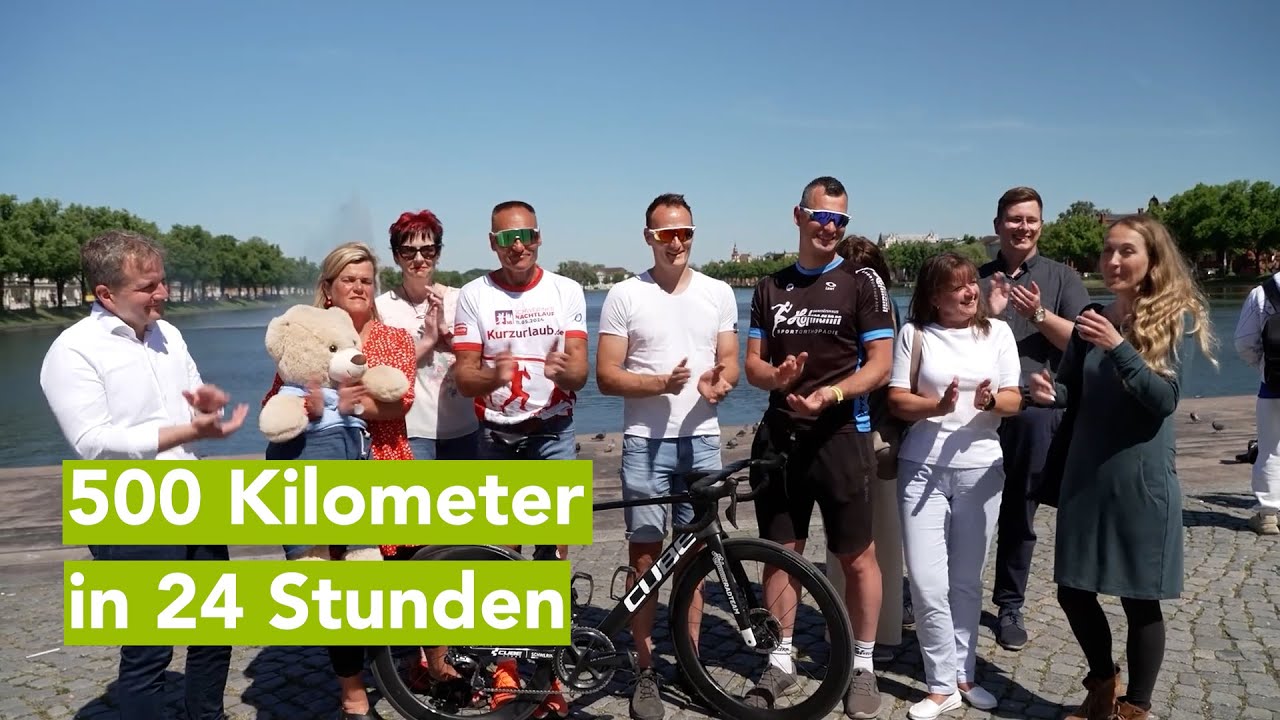 Vier Extremradsportler sammeln Spenden für die Kinderhospizarbeit