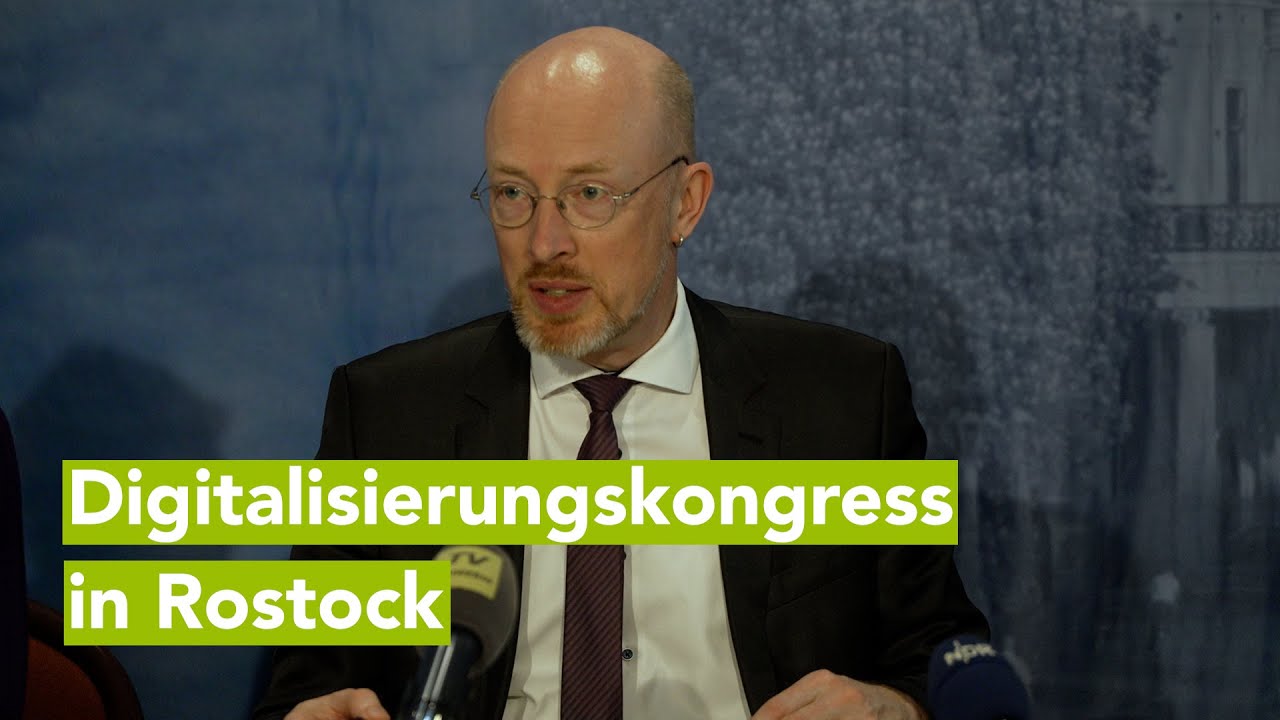 Digitales M-V: Landespressekonferenz zum Kongress