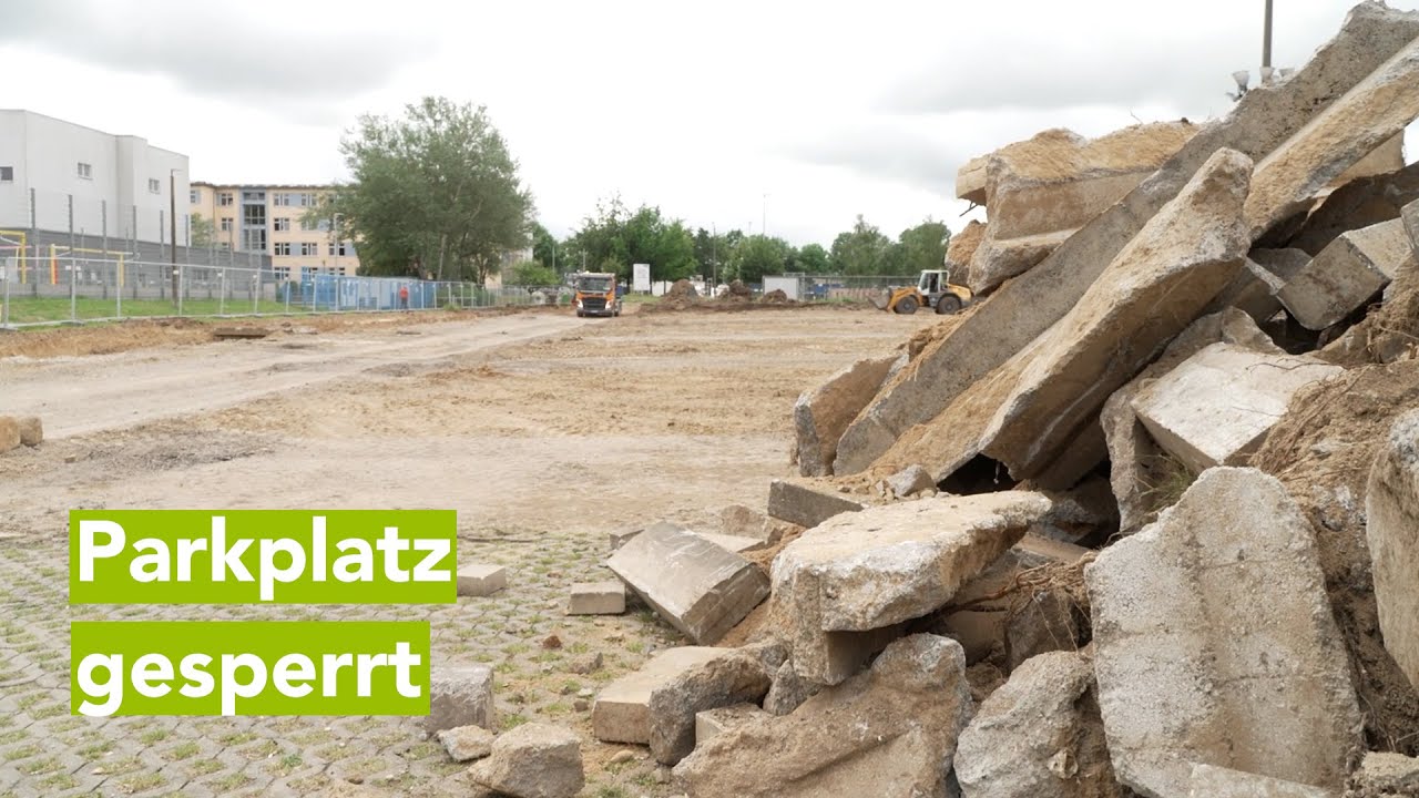 Schwerin: Parkplatz neben Sport- und Kongresshalle gesperrt