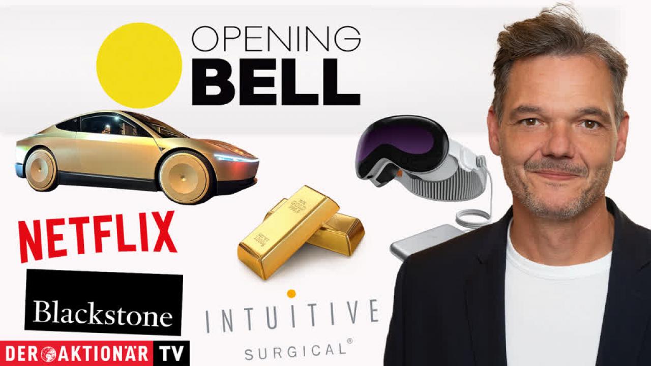 Opening Bell Gold, Netflix, Apple, Intuitive Surgical, Tesla, Sea