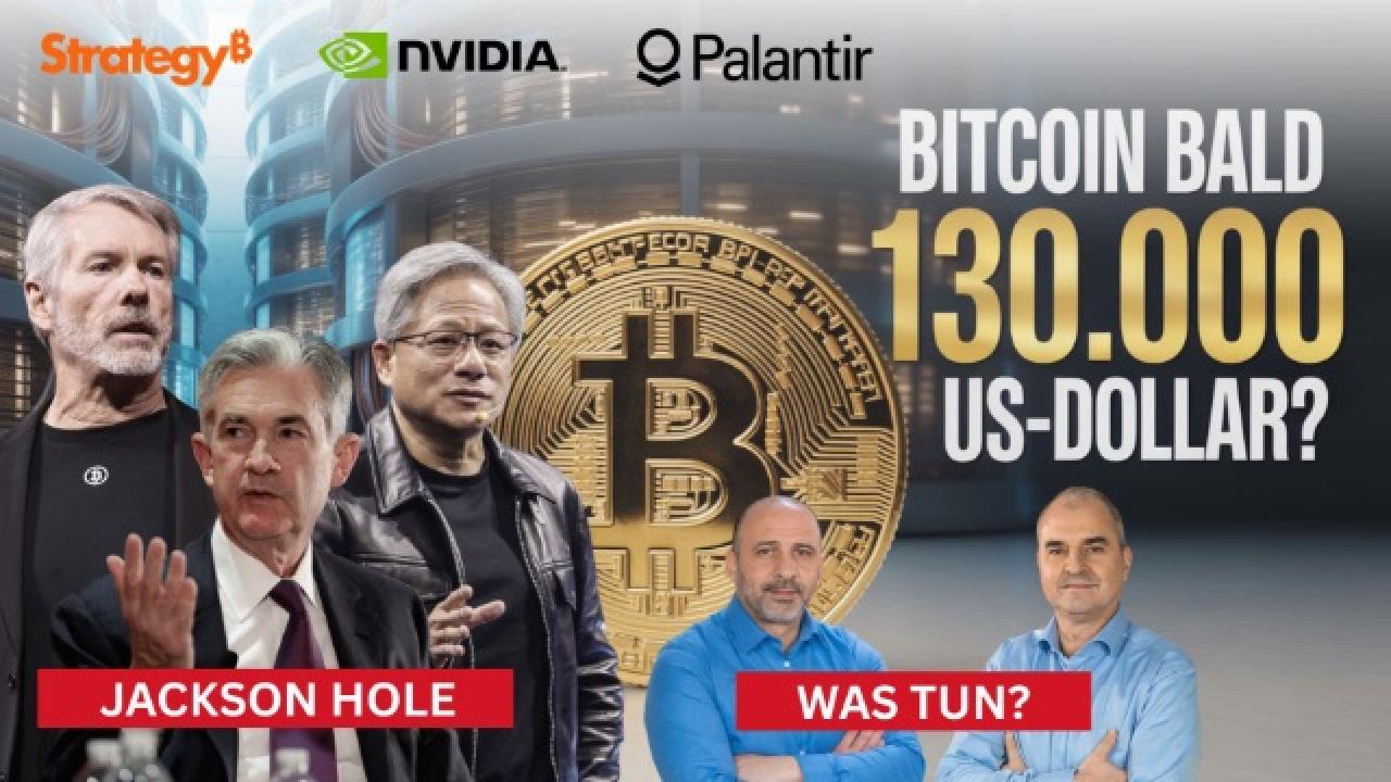 FED mit 180 Grad Zinswende! Bitcoin letzter Aufruf! Nvidia | MicroStrategy  | Palantir - Finanzen100