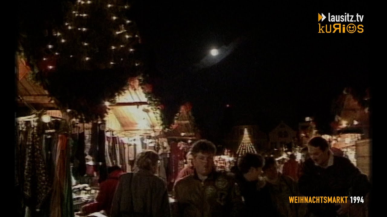 Blick ins lausitz.tv-Archiv: Cottbuser Weihnachtsmarkt 1994
