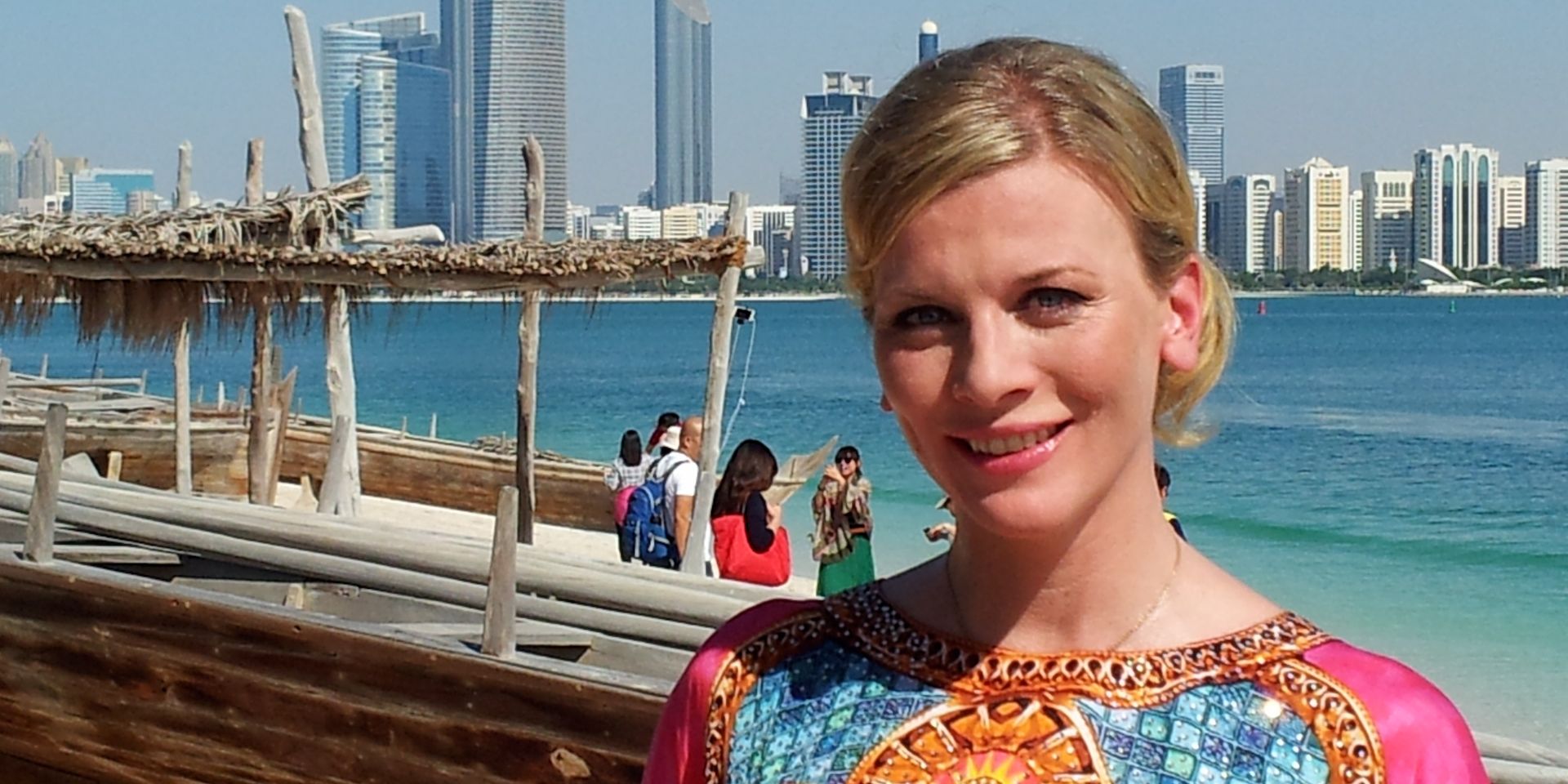In Abu Dhabi mit Eva Habermann