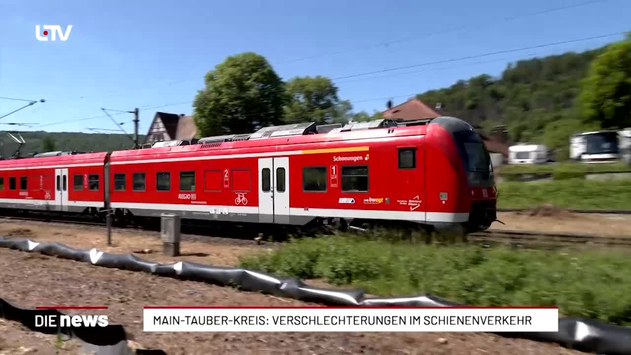Main-Tauber-Kreis kritisiert Kürzung beim Bahntakt