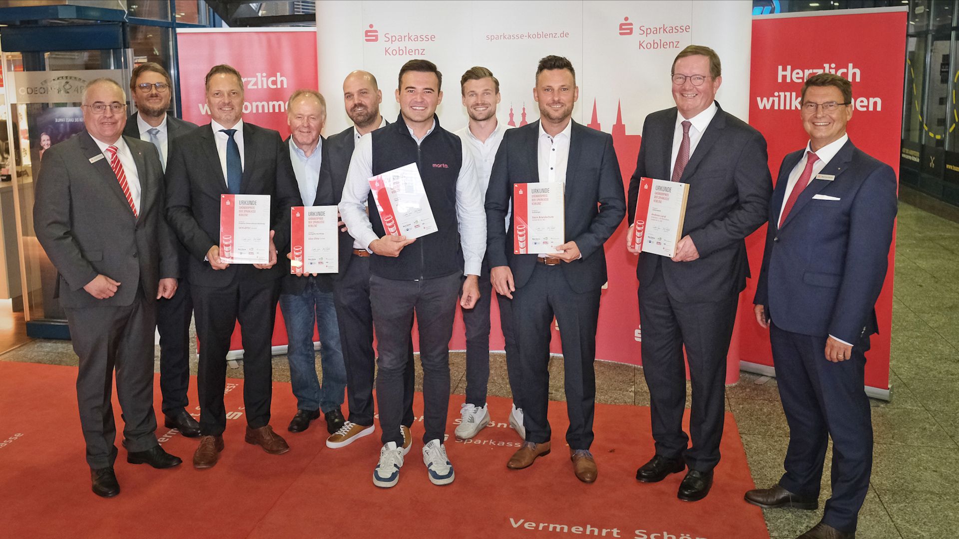 Sparkasse Koblenz verleiht Gründerpreis 2023