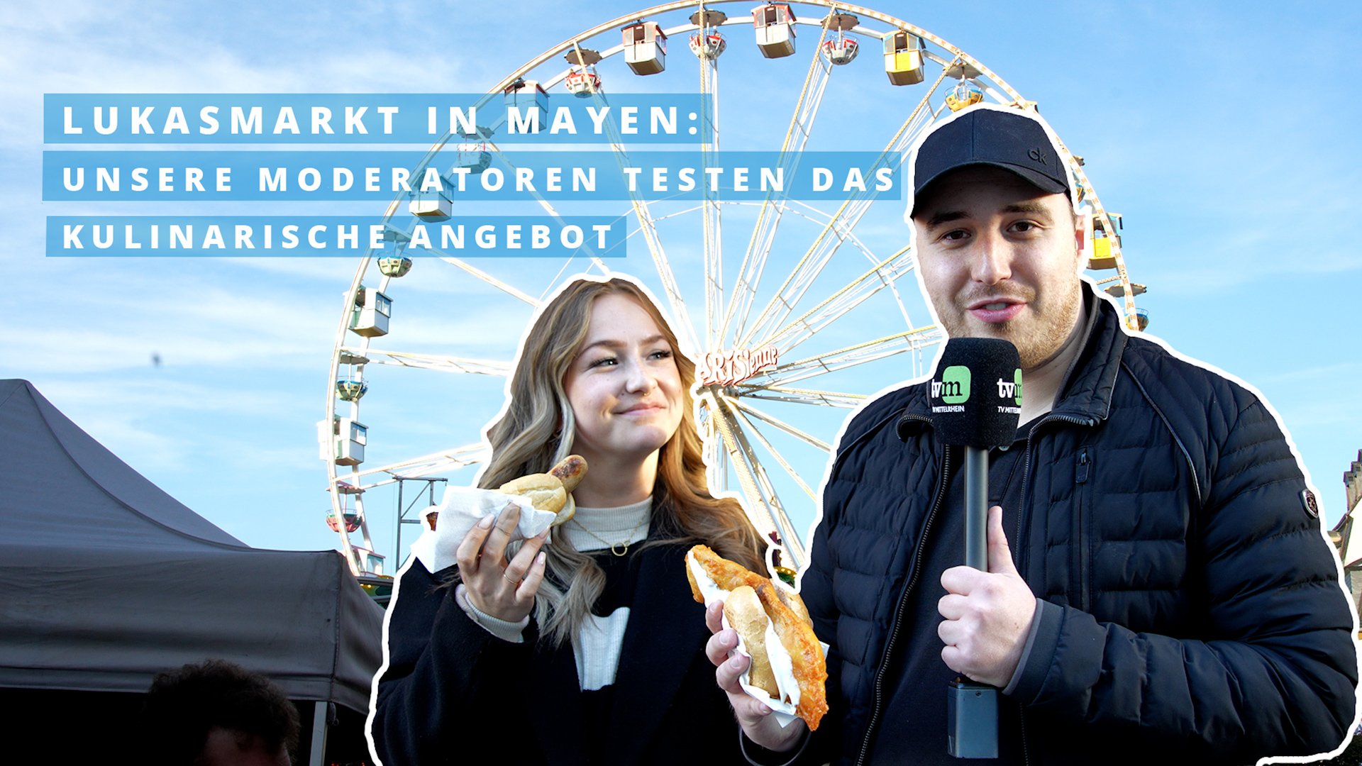 Lukasmarkt in Mayen: Unsere Moderatoren testen das kulinarische Angebot