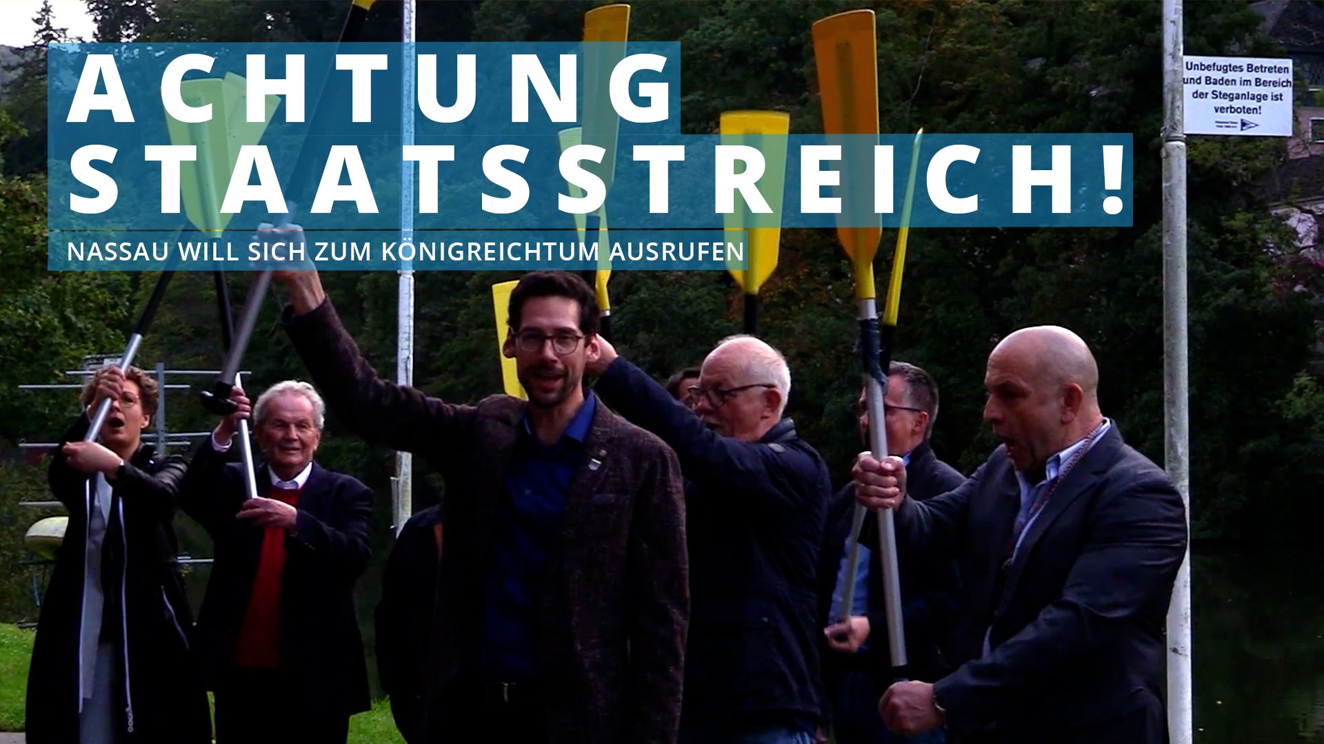 Achtung Staatsstreich: Nassau will sich zum Königreich ausrufen und Bad  Ems das Wasser abgraben!
