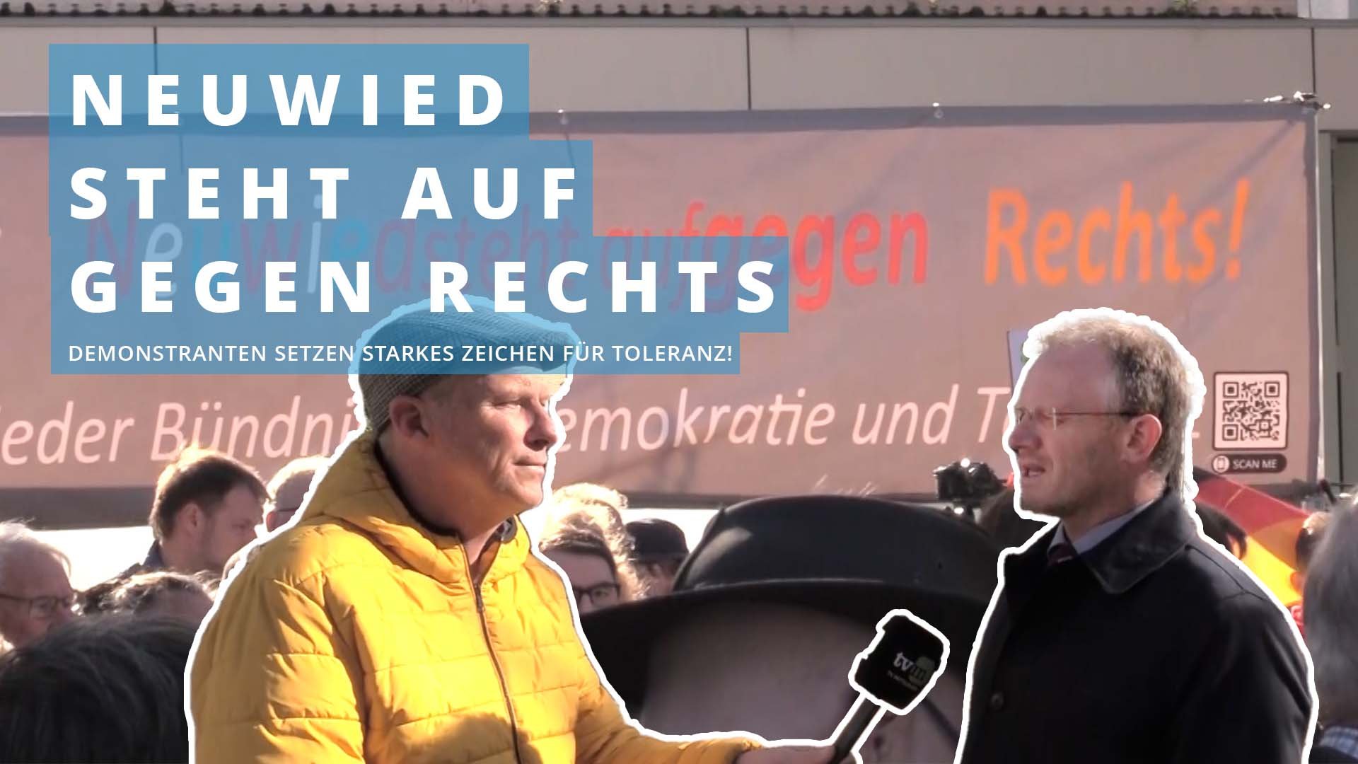 Neuwied steht auf gegen Rechts: Demonstranten setzen starkes  Zeichen für Toleranz!