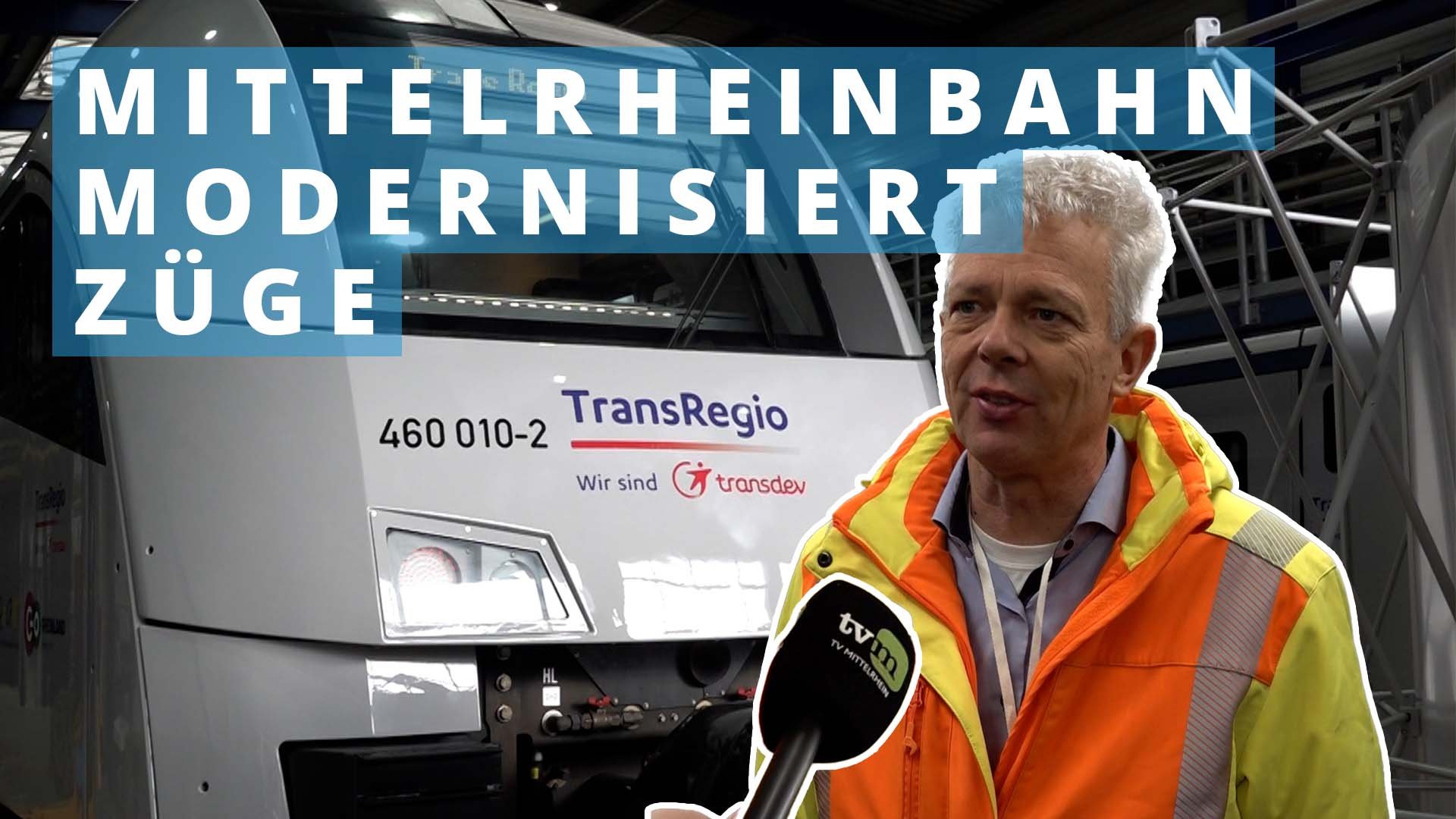 Trans Regio stellt modernisierte Züge der Mittelrheinbahn vor