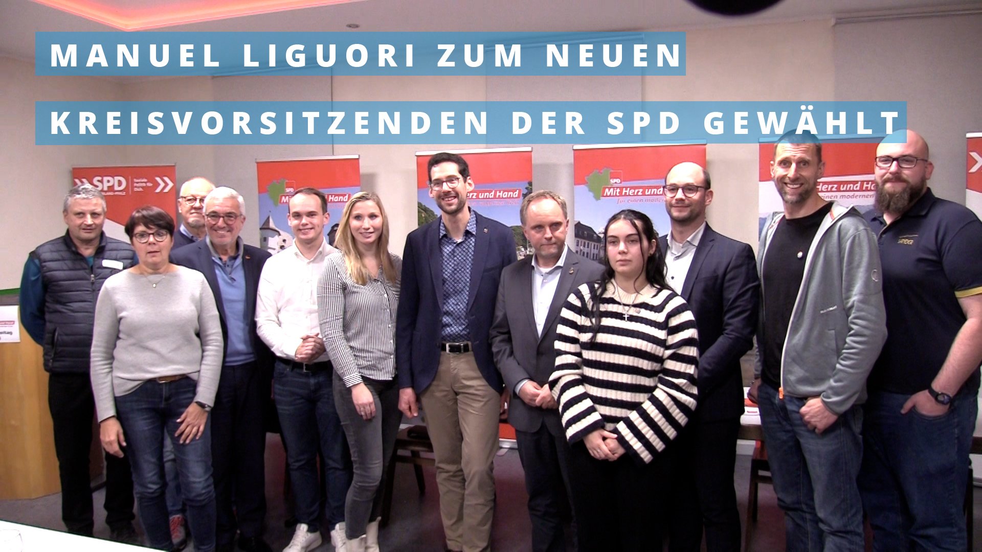 Manuel Liguori zum neuen Kreisvorsitzenden der SPD gewählt