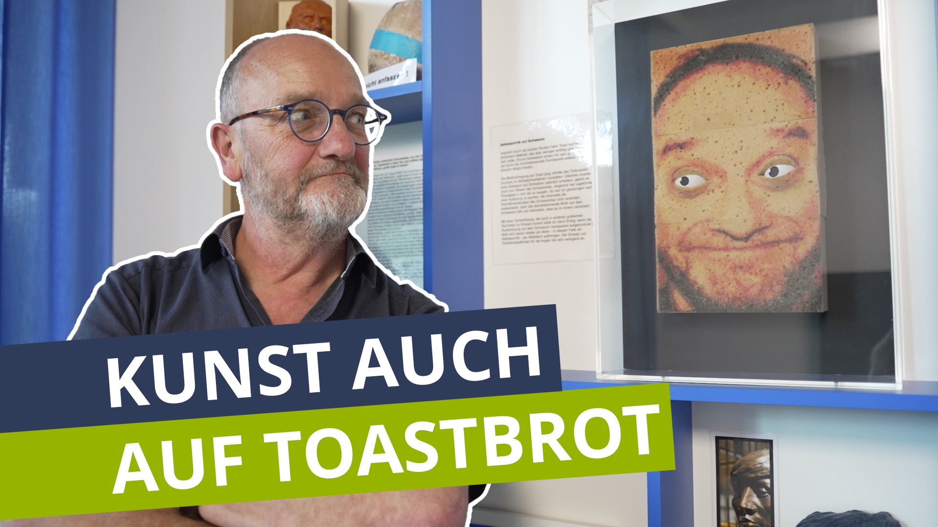 Kunst auf Toastbrot in der Westerwald Bank