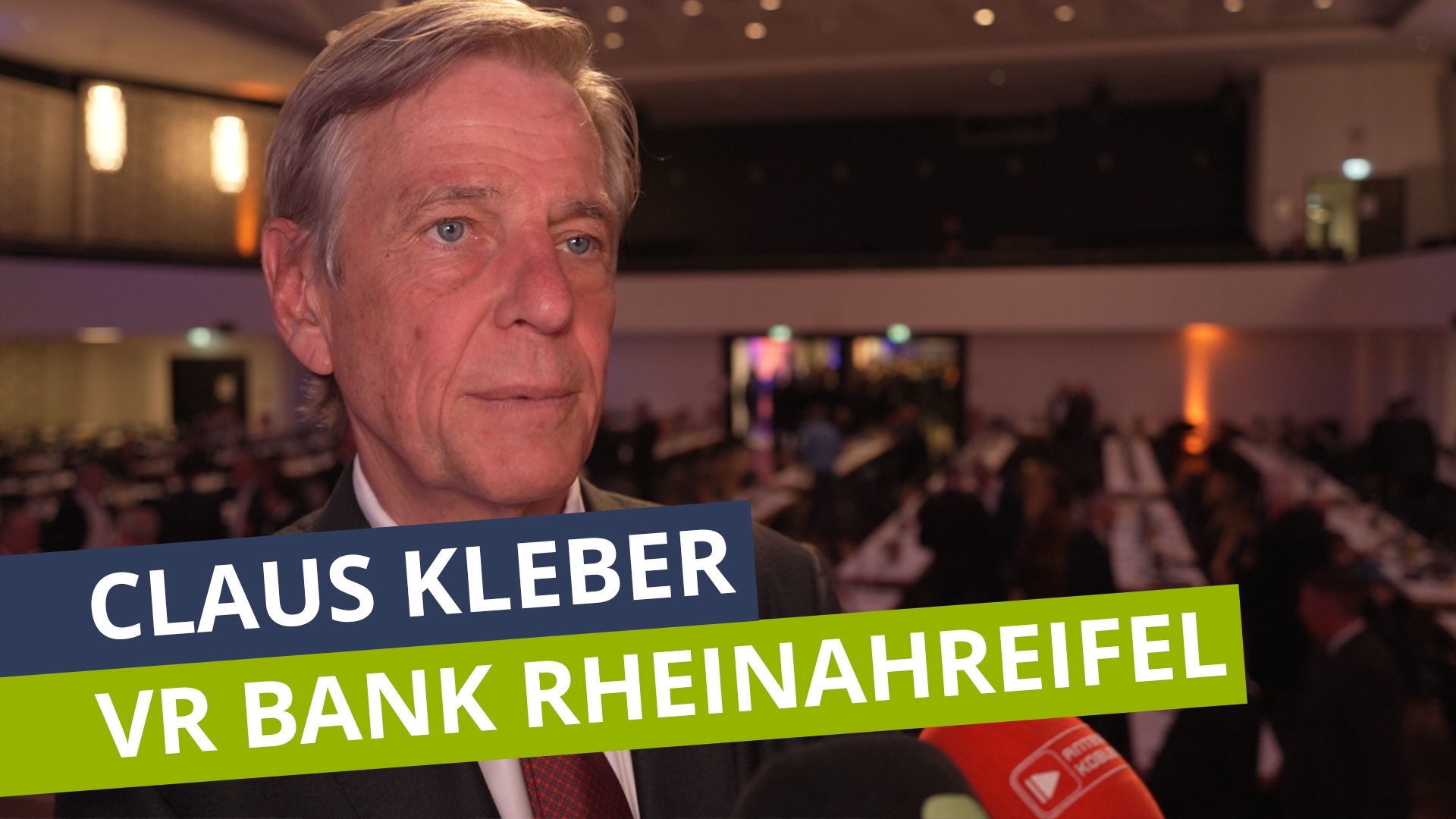 Zeitenwende - Claus Kleber zu Gast bei der Vertreterversammlung der VR Bank RheinAhrEifel 