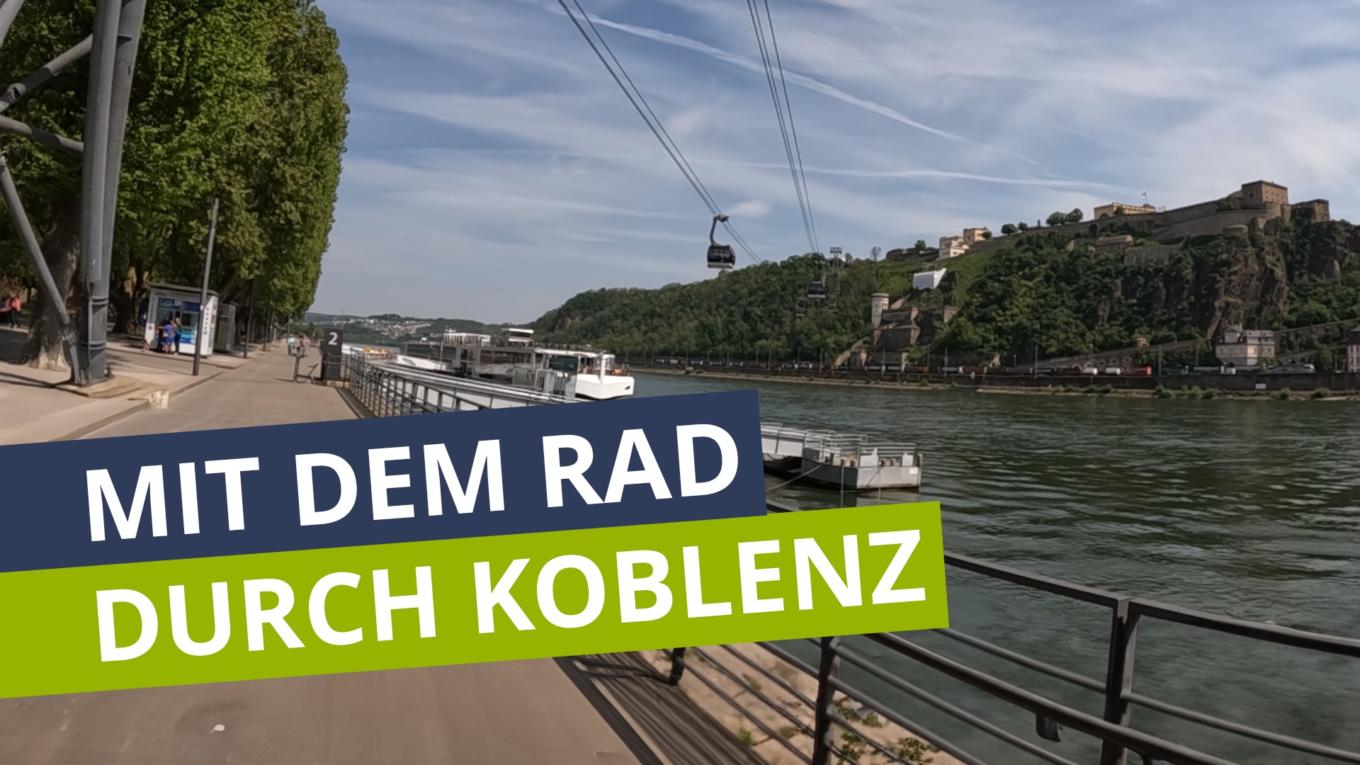 Fahrradtour durch Koblenz