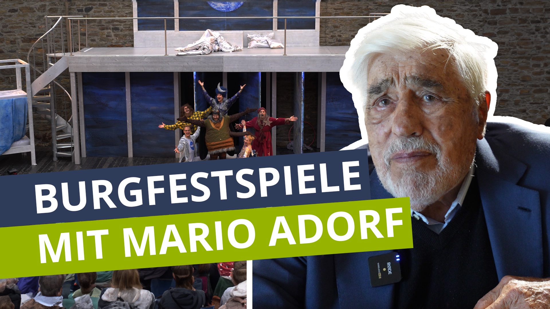 Burgfestspiele Mayen: Peterchens Mondfahrt feiert Premiere mit Mario Adorf 