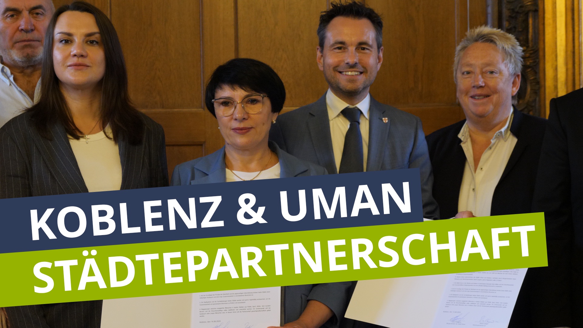 Städtepartnerschaft: Koblenz und ukrainische Stadt Uman 