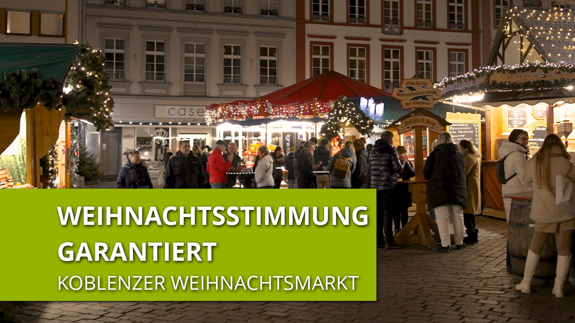 Herzliche Grüße vom Koblenzer Weihnachtsmarkt 