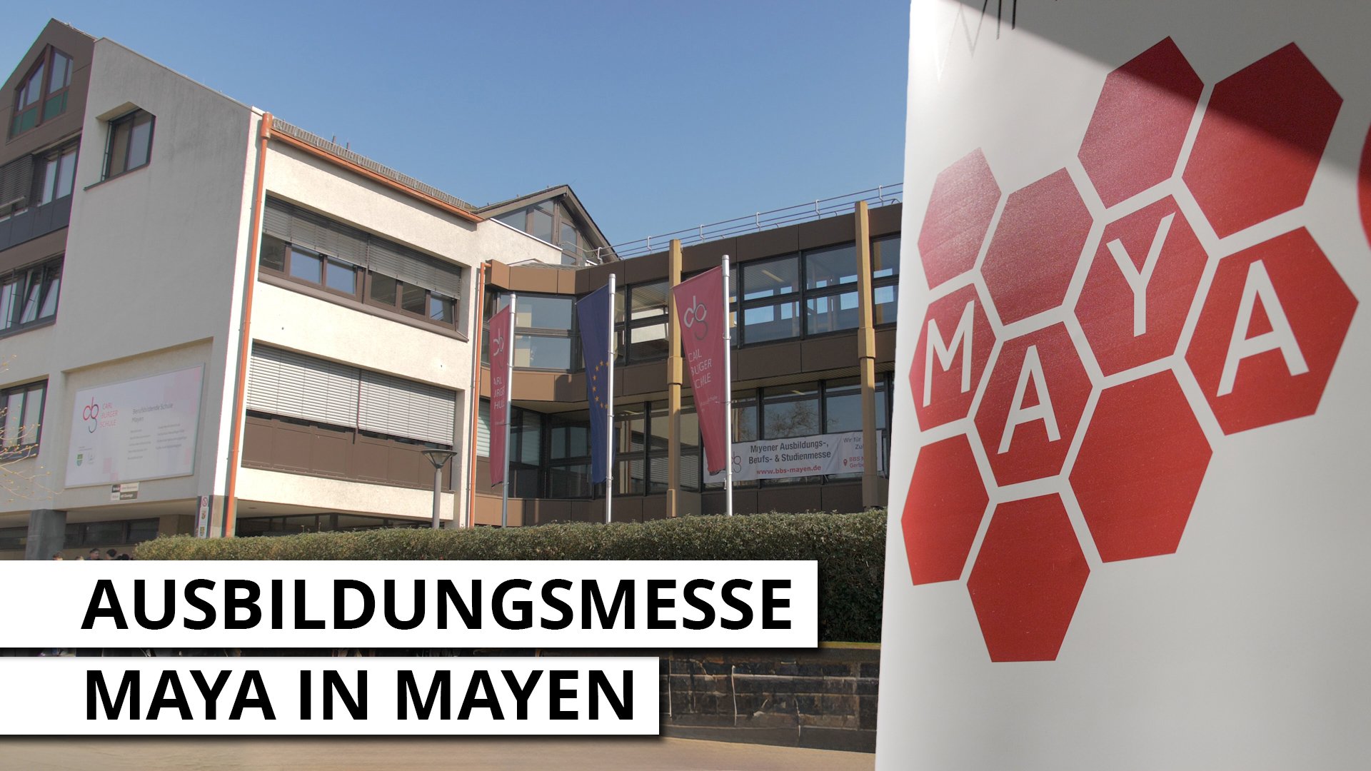 Die Ausbildungsmesse MAYA in der Carl Burger Schule Mayen