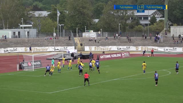 TuS Koblenz gegen TuS Kirchberg kämpfen im Stadion Oberwerth um Punkte