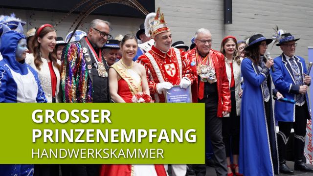 Karnevals Warm Up: Prinzenempfang in der Handwerkskammer