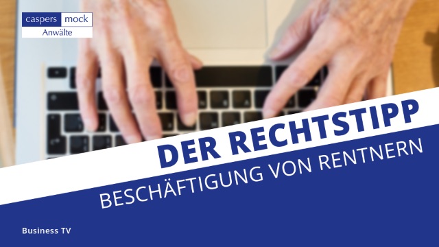 Business TV | Beschäftigung von rentennahen Arbeitnehmern und Rentnern