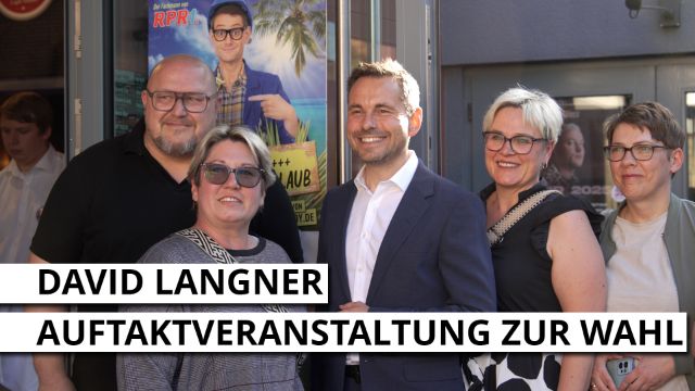 David Langner - Auftaktveranstaltung zur Wahl