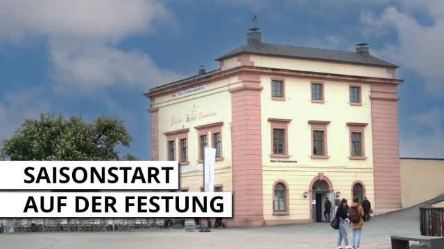 Pressekonferenz im Café Hahn auf der Festung Ehrenbreitstein