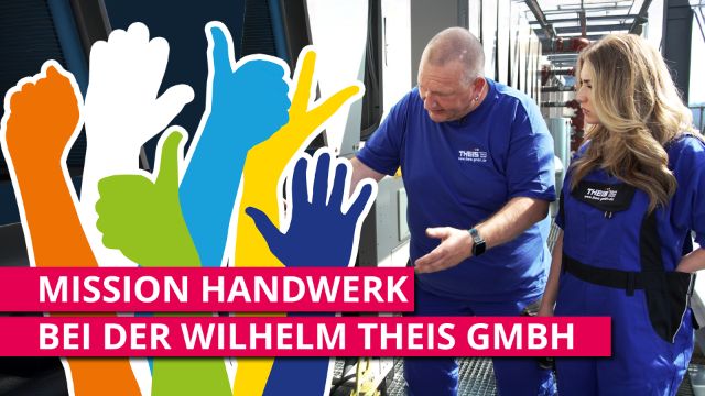 Carina im Blaumann bei der Wilhelm Theis GmbH | Mission Handwerk - Meister´ die Zukunft