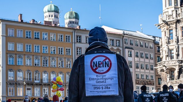 Koblenz: Unangemeldete Demonstration gegen Corona-Maßnahmen