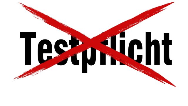 Aufhebung der Testpflicht für 3-fach Geimpfte?