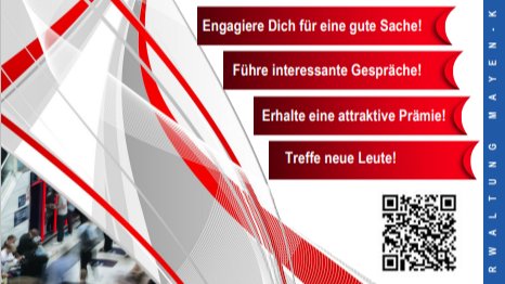 Komm ins Team! Werde Interviewer  für den Landkreis Mayen-Koblenz