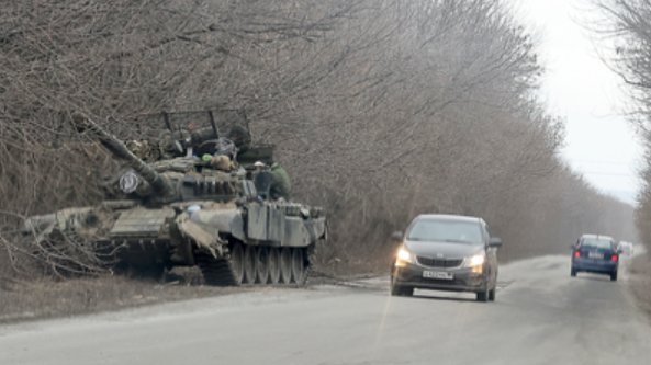 Ukraine: Erste russische Einheiten in Kiew