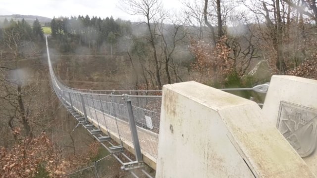 Hängeseilbrücke Geierlay wieder geschlossen