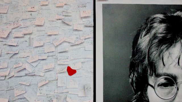 John Lennon setzt bundesweites Zeichen für den Frieden